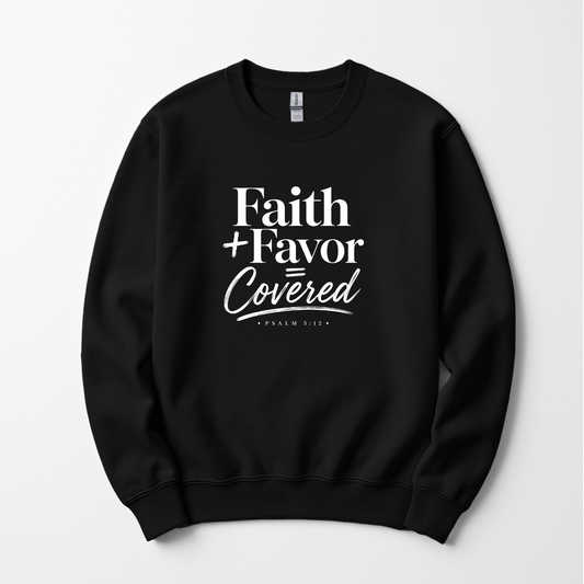 Covered Sweatshirt Faith Girl Apparel