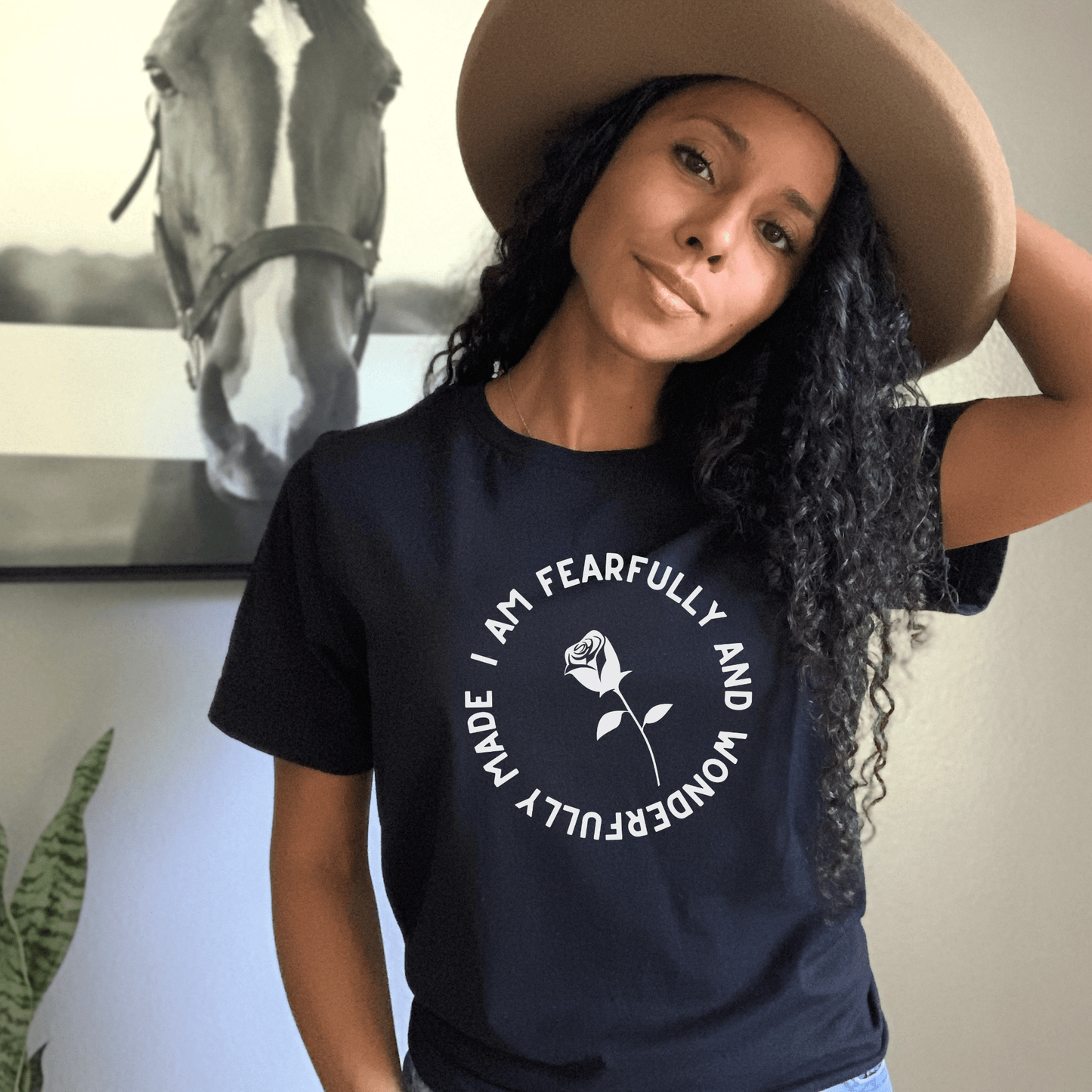 Fearfully and Wonderfully Made T-shirt - Faith Girl Co.