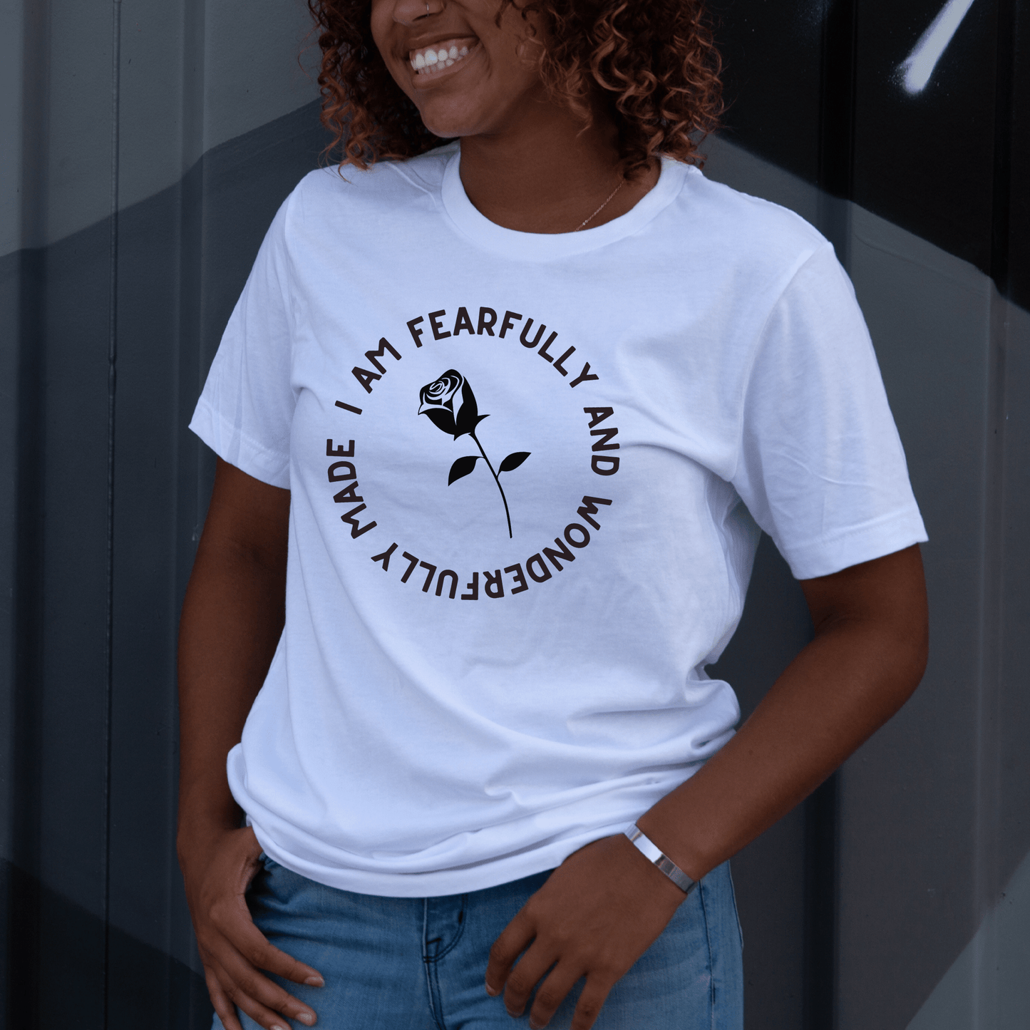 Fearfully and Wonderfully Made T-shirt - Faith Girl Co.