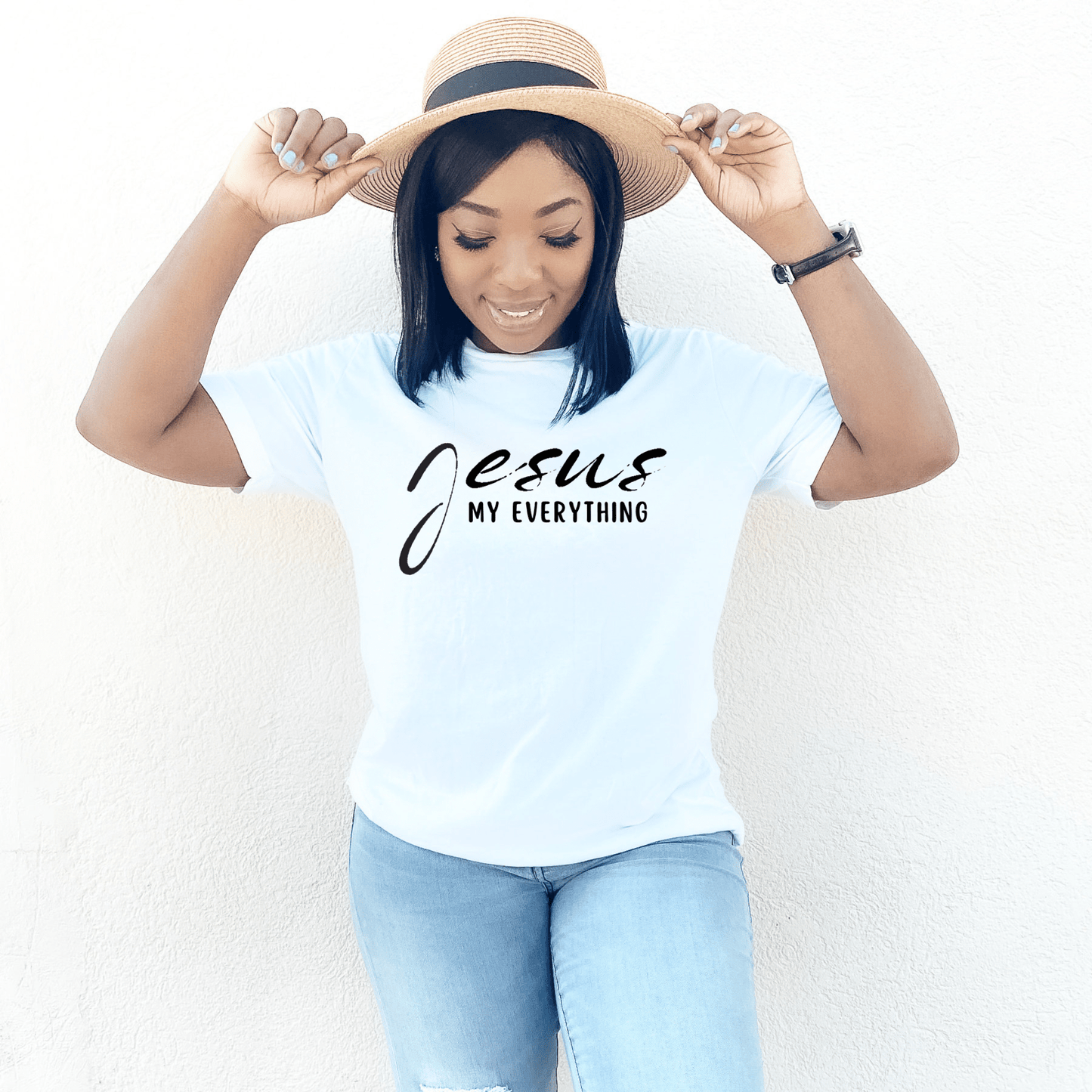 Jesus My Everything T-shirt - Faith Girl Co.