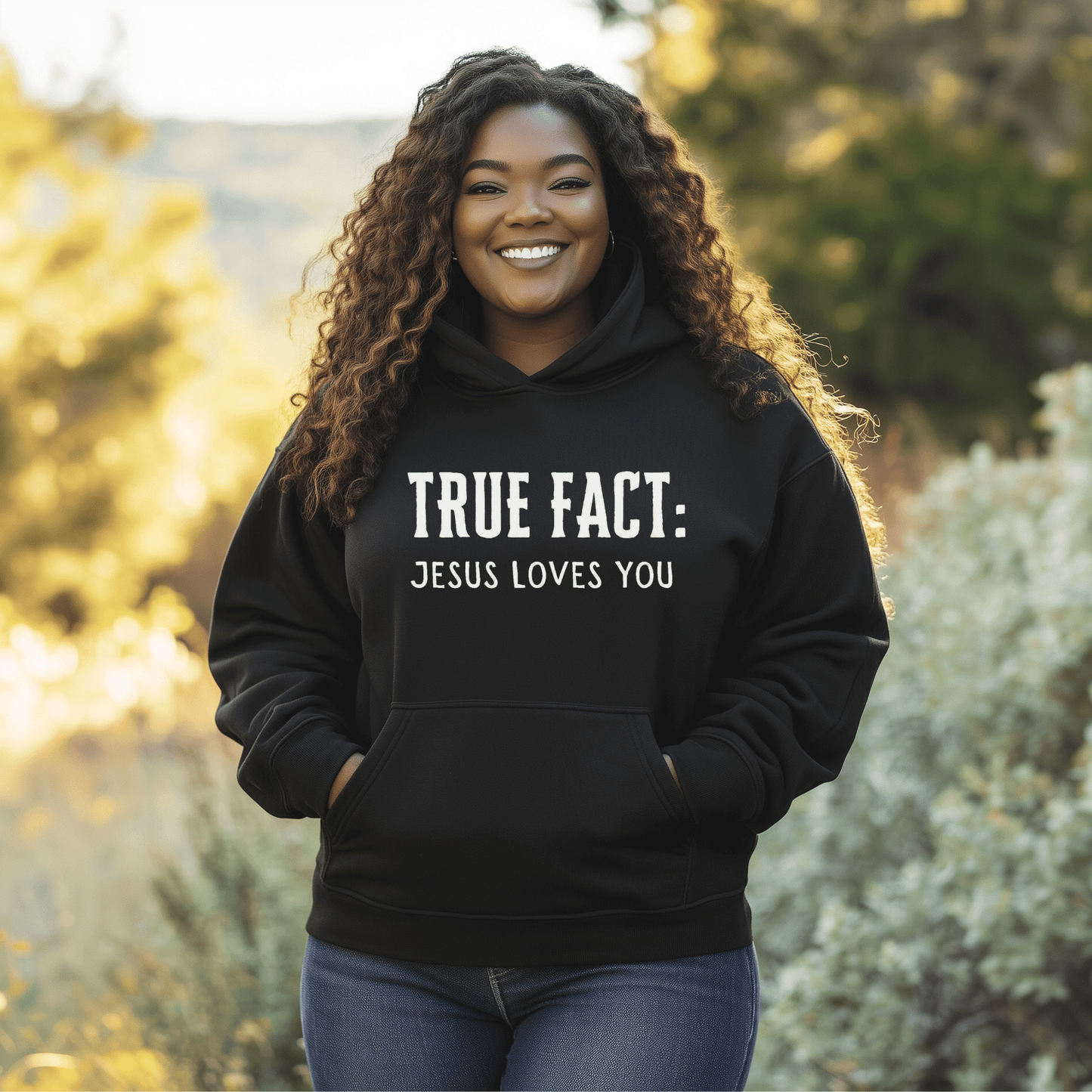 New True Fact Hoodie - Faith Girl Co.