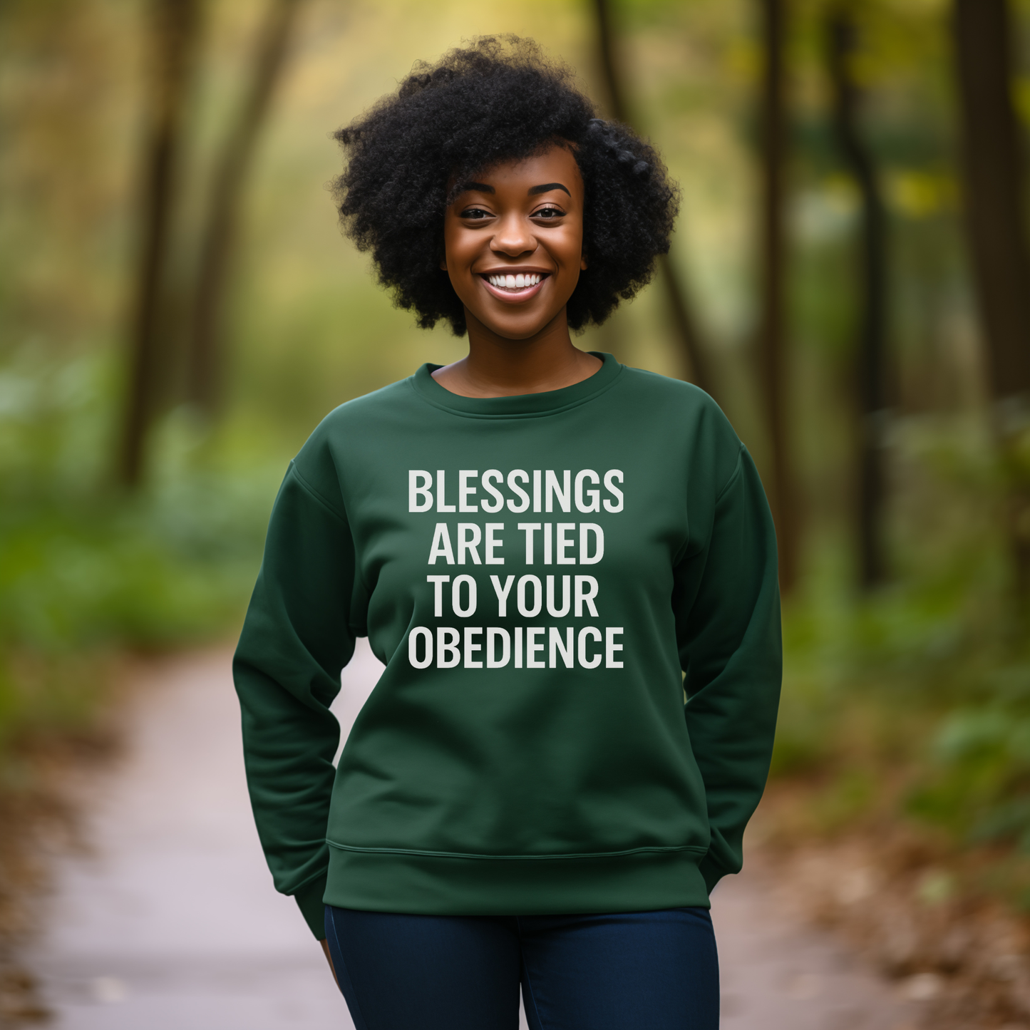 New Blessings Sweatshirt Faith Girl Co.