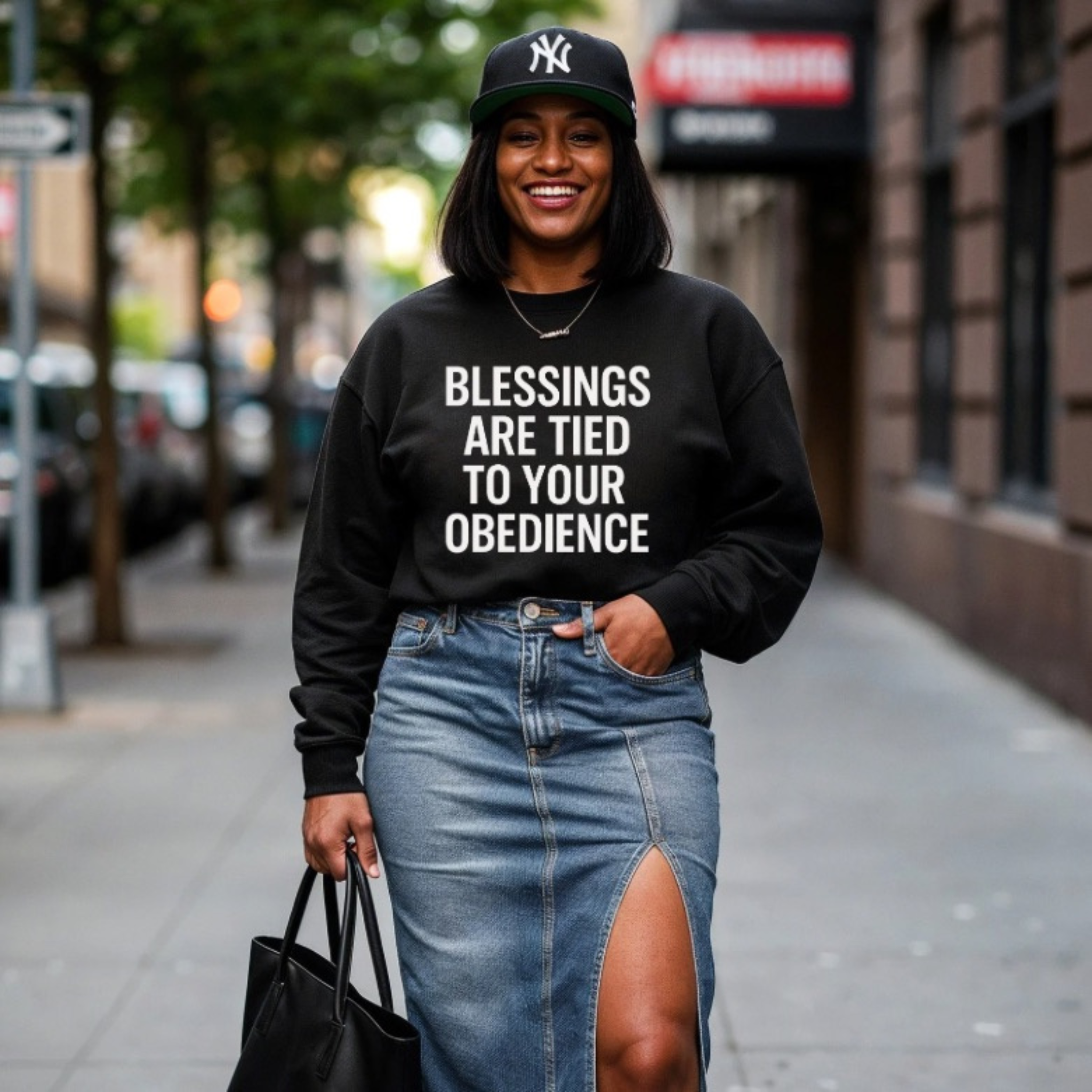 New Blessings Sweatshirt Faith Girl Co.