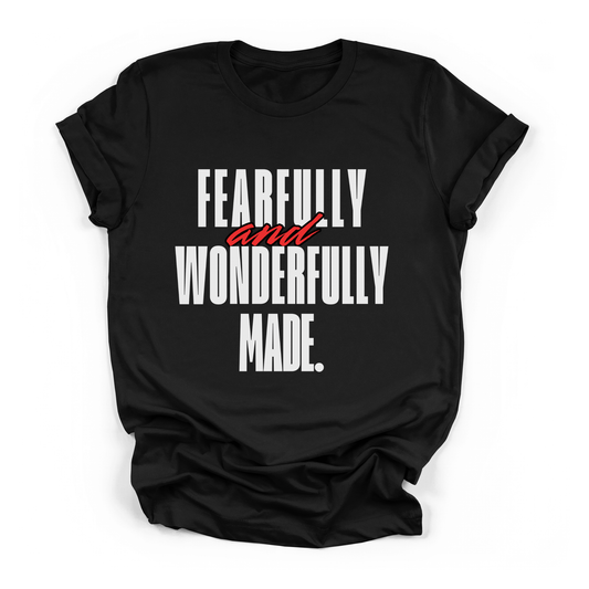 New Fearfully and Wonderfully Made T-shirt Faith Girl Co.