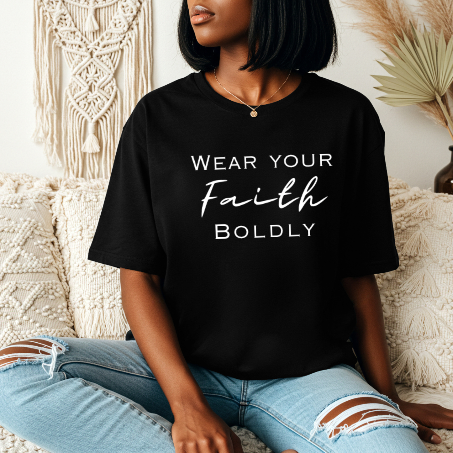 New Bold Faith T-shirt Faith Girl Co.