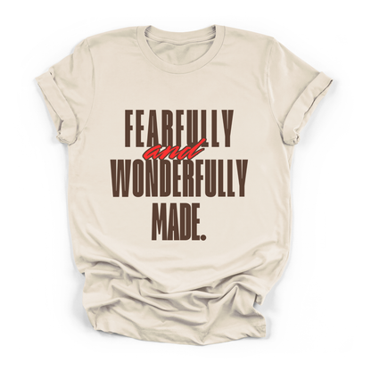 New Fearfully and Wonderfully Made T-shirt Faith Girl Co.