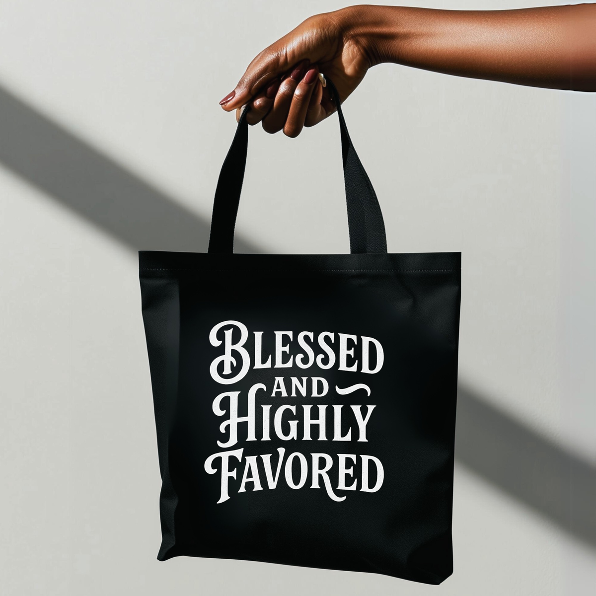 Blessed and Highly Favored Tote (Copy) Faith Girl Apparel