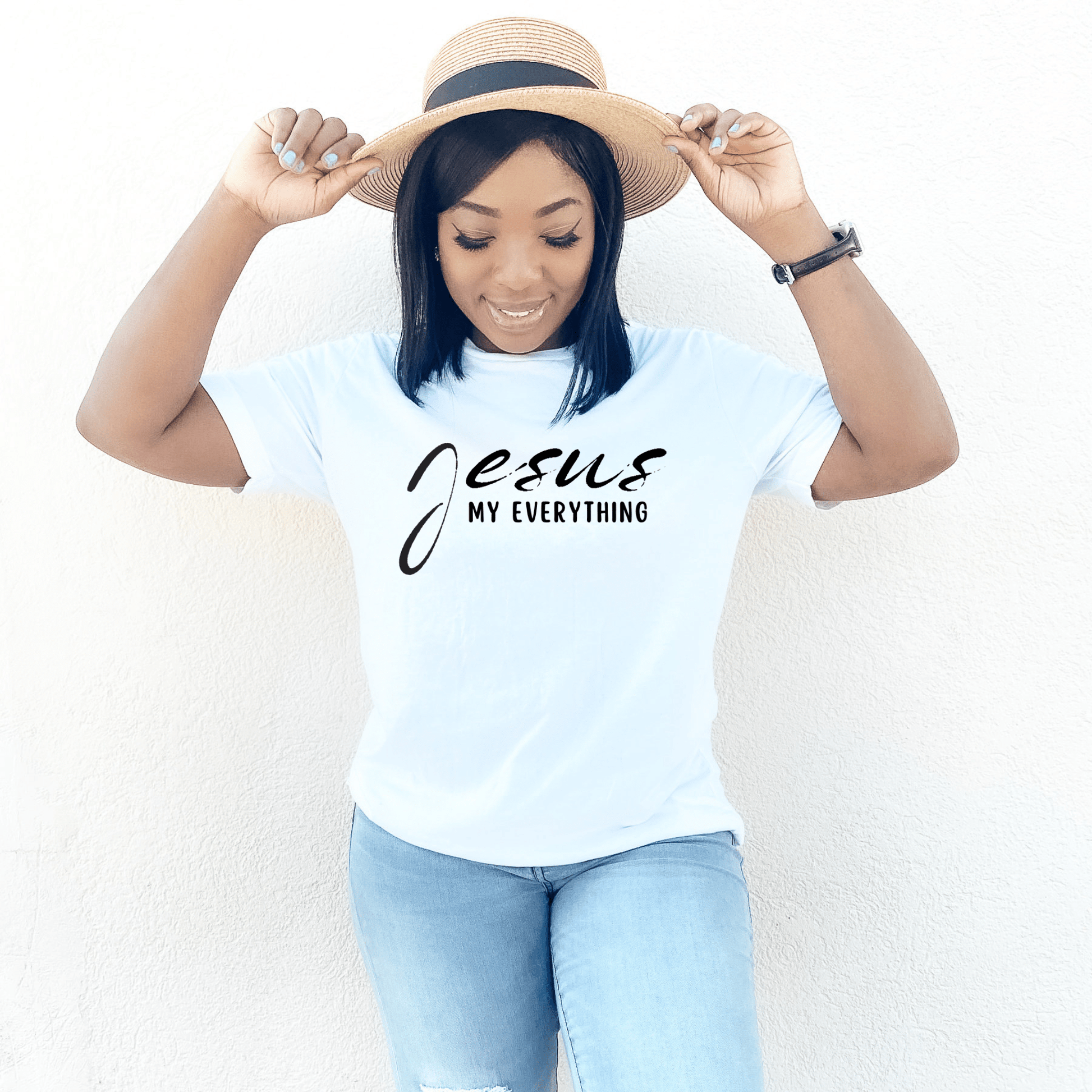 Jesus My Everything T-shirt - Faith Girl Co.