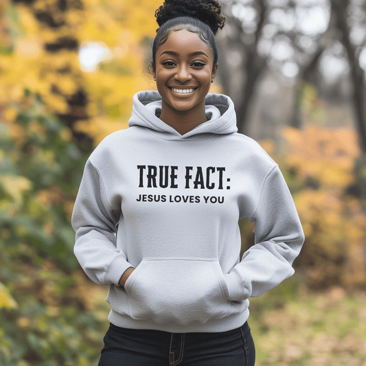 New True Fact Hoodie - Faith Girl Co.